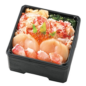 タラバとずわいとほたてちらし