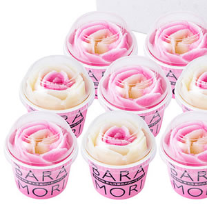 ババヘラアイスバラ盛りカップ