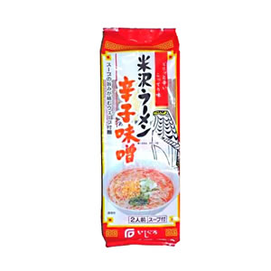 米沢ラーメン辛子味噌味