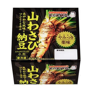やみつき薬味 山わさび納豆 