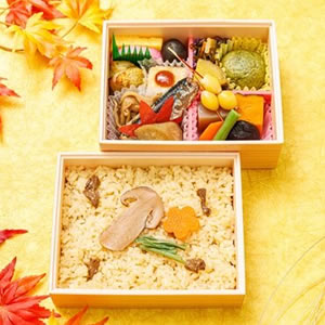 松茸ごはん折詰