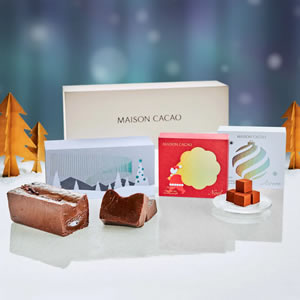 【クリスマス限定】生ガトーショコラ & 生チョコレート あまおう2種 BOX