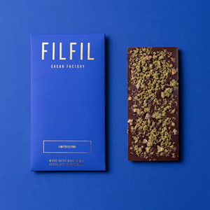 能登ブルー あおさクランブル 70％ ダークチョコレート